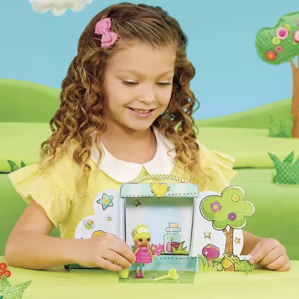 Lalaloopsy Mini Doll  Pix E Flutters with Mini Pet Firefly 3quot Fairy Doll with Accessories in Reusable House Package playset for Ages 3103Multicolor579052