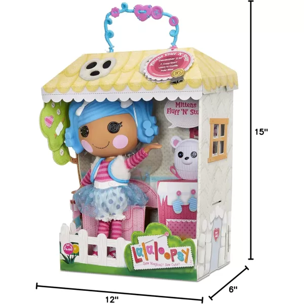Lalaloopsy Mittens Fluff N Stuff 13quot Doll ampamp Pet Polar Bear  Blue Hair Winter Outfit House Playset  Ages 3103