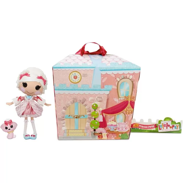 Lalaloopsy Sew Royal Princess Party  Suzette ampamp Mimi La Sweet 4 Princess Dolls Large  Littles  Minis  3 Pets and Tiara in Reusable Castle Package playset for Ages 3103580720C3