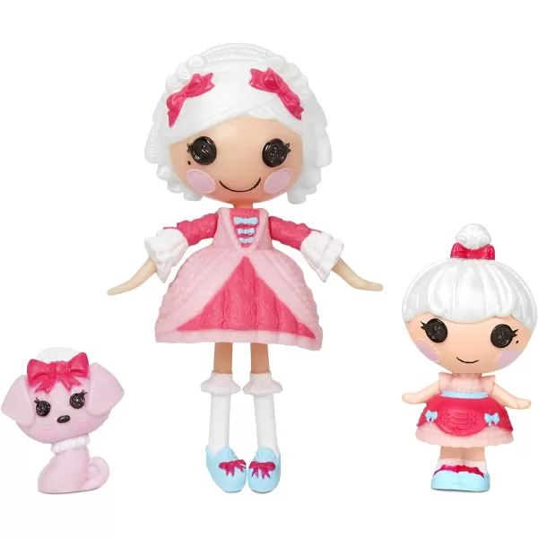 Lalaloopsy Sew Royal Princess Party  Suzette ampamp Mimi La Sweet 4 Princess Dolls Large  Littles  Minis  3 Pets and Tiara in Reusable Castle Package playset for Ages 3103580720C3