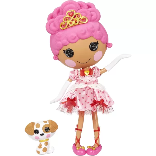 Lalaloopsy Sew Royal Princess Party 4 Dolls  3 Pets Including Crumpet ampamp Teacup Hearts LargeLittleMinis Tiara with Reusable Castle Playset Toy for Kids Toys for Girls Ages 3 4 5 to 103 Years
