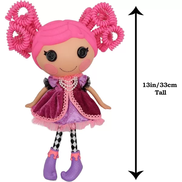 Lalaloopsy Silly Hair Doll  Confetti Carnivale with Pet Cat 13quot Masquerade Ball Party Theme Hair Styling Doll with Pink Hair ampamp 11 Accessories in Reusable Salon Package playset for Ages 3103
