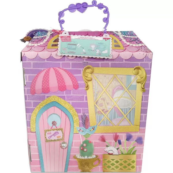 Lalaloopsy Silly Hair Doll  Confetti Carnivale with Pet Cat 13quot Masquerade Ball Party Theme Hair Styling Doll with Pink Hair ampamp 11 Accessories in Reusable Salon Package playset for Ages 3103