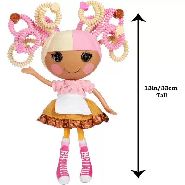 Lalaloopsy Silly Hair Doll Scoops Waffle Cone Doll and Pet Cat 13quot Ice Cream Multicolor Hair Styling Doll ampamp 11 Accessories Salon Playset Kids Gifts Toys for Girls Ages 3 4 5 to 103 Years Old