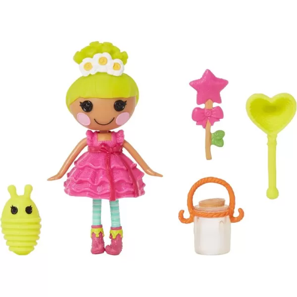 Lalaloopsy Mini Doll  Pix E Flutters with Mini Pet Firefly 3quot Fairy Doll with Accessories in Reusable House Package playset for Ages 3103Multicolor579052