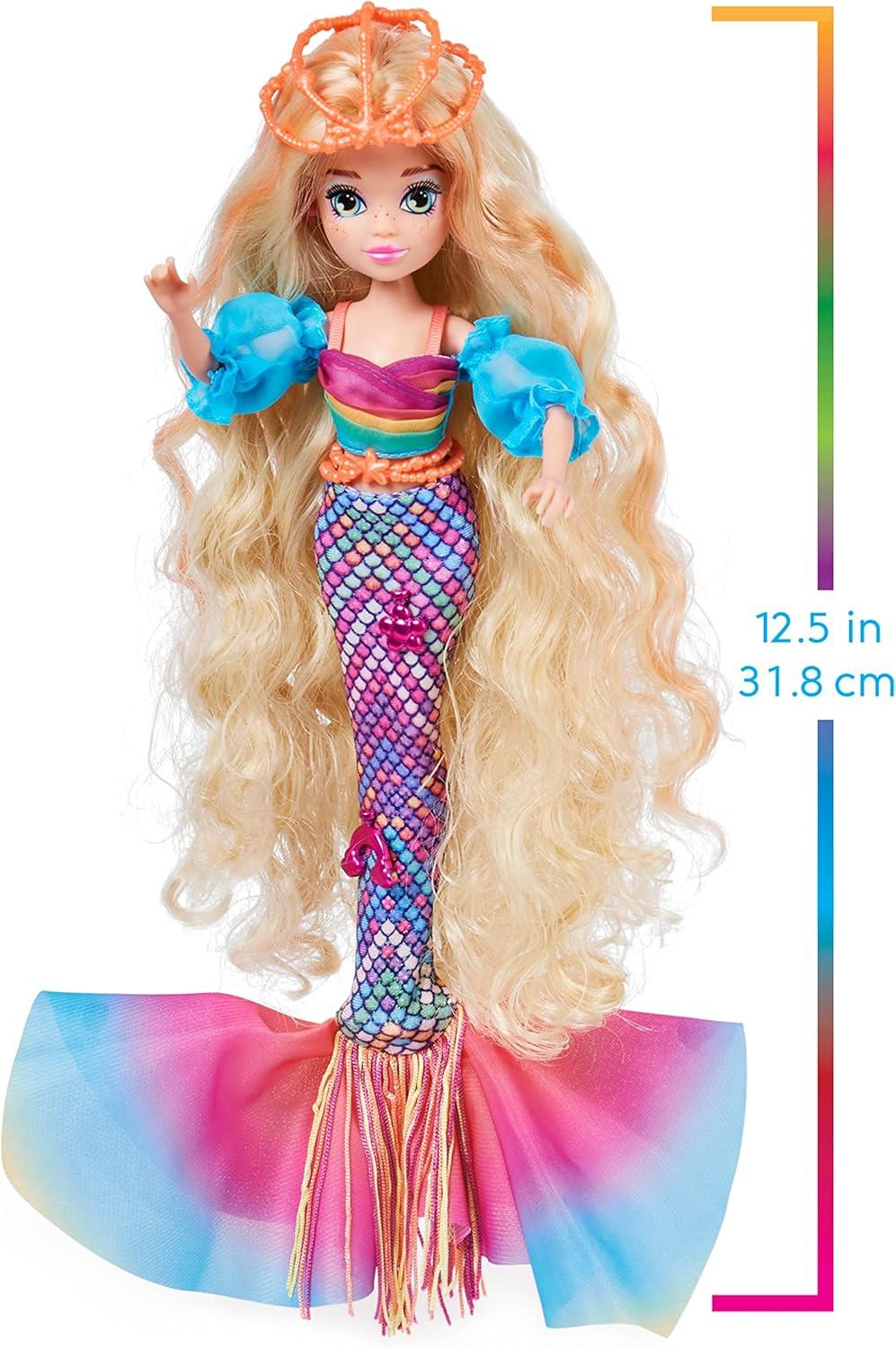 imageMERMAID HIGH Finly Deluxe Mermaid Doll ampamp Accessories with Removable Tail Doll Clothes and Fashion Accessories Kids Toys for Girls Ages 4 and upFinly