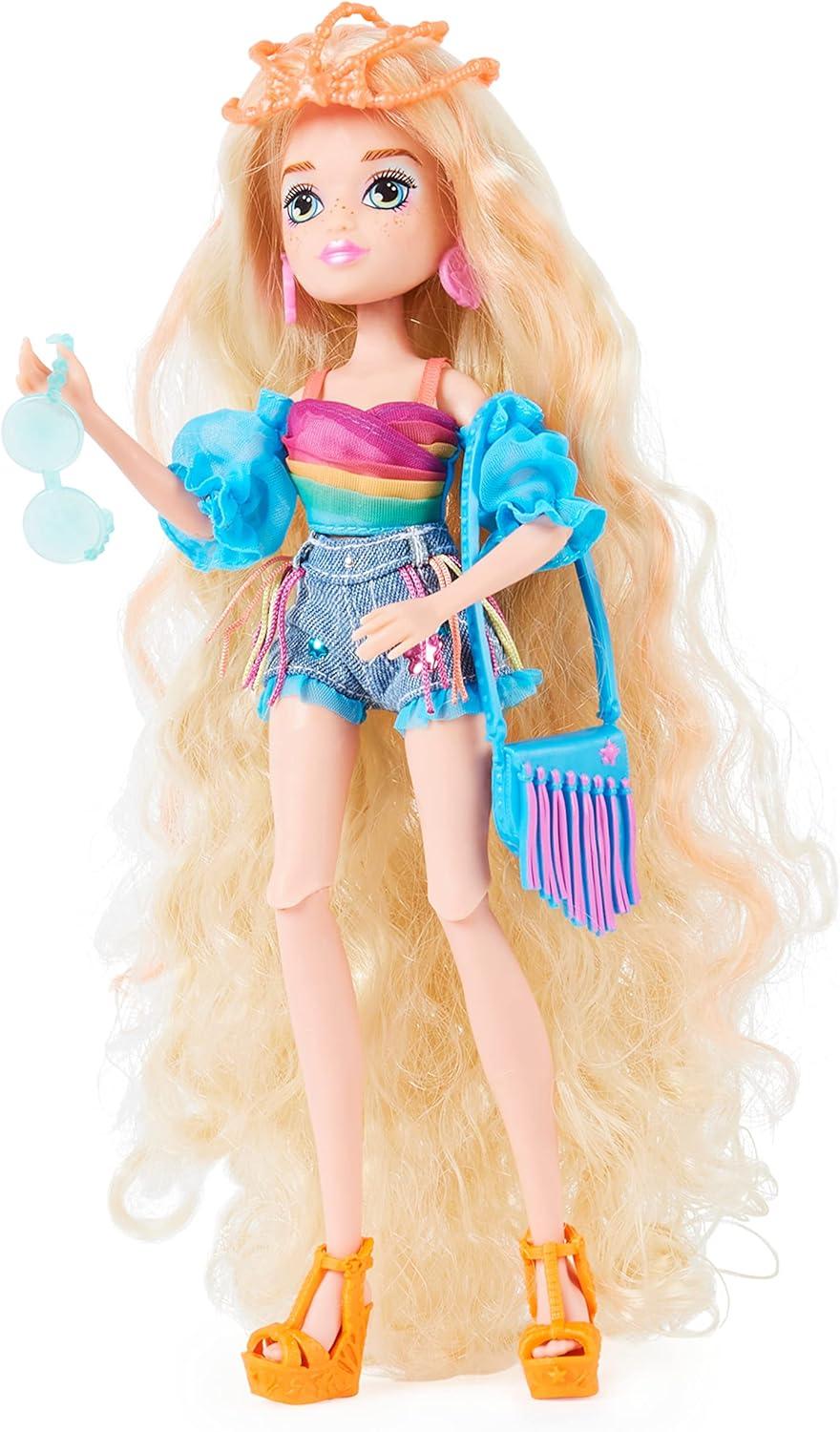 imageMERMAID HIGH Finly Deluxe Mermaid Doll ampamp Accessories with Removable Tail Doll Clothes and Fashion Accessories Kids Toys for Girls Ages 4 and upFinly
