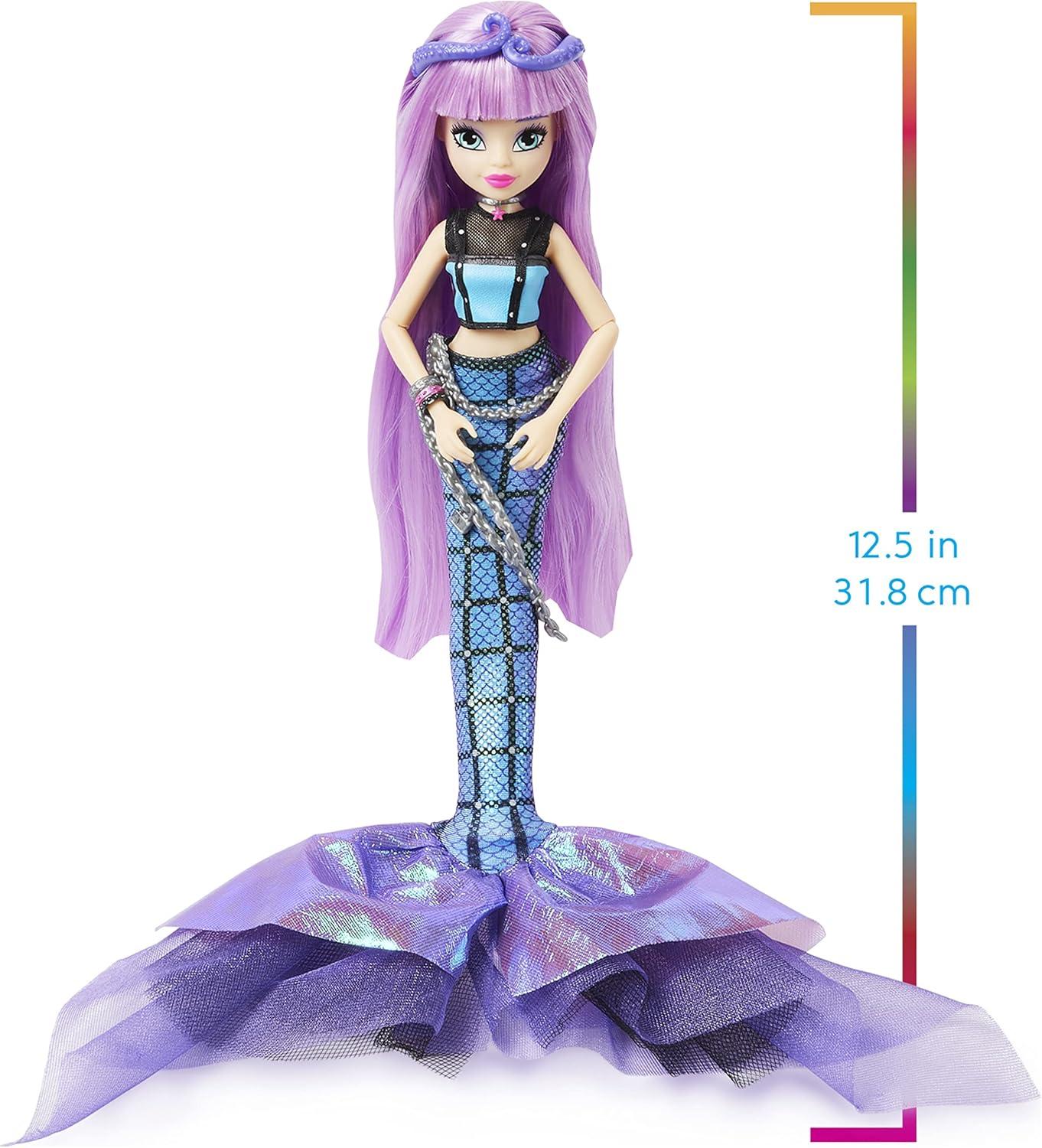 imageMERMAID HIGH Finly Deluxe Mermaid Doll ampamp Accessories with Removable Tail Doll Clothes and Fashion Accessories Kids Toys for Girls Ages 4 and upMari