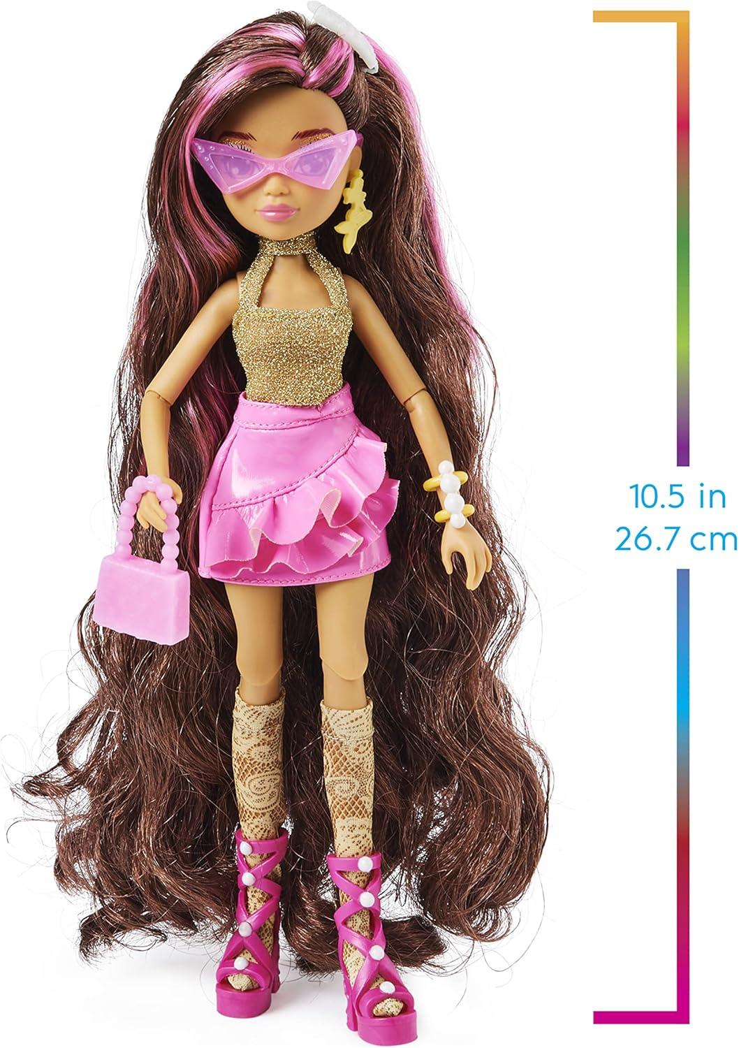 imageMERMAID HIGH Finly Deluxe Mermaid Doll ampamp Accessories with Removable Tail Doll Clothes and Fashion Accessories Kids Toys for Girls Ages 4 and upSearra