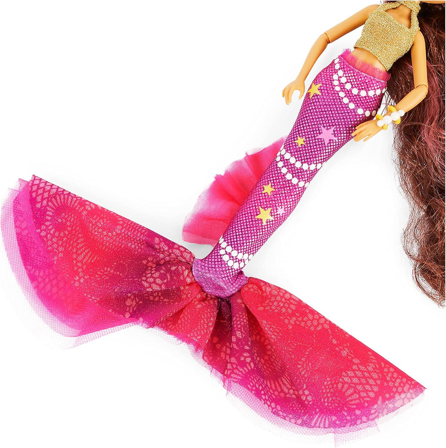 imageMERMAID HIGH Finly Deluxe Mermaid Doll ampamp Accessories with Removable Tail Doll Clothes and Fashion Accessories Kids Toys for Girls Ages 4 and upSearra