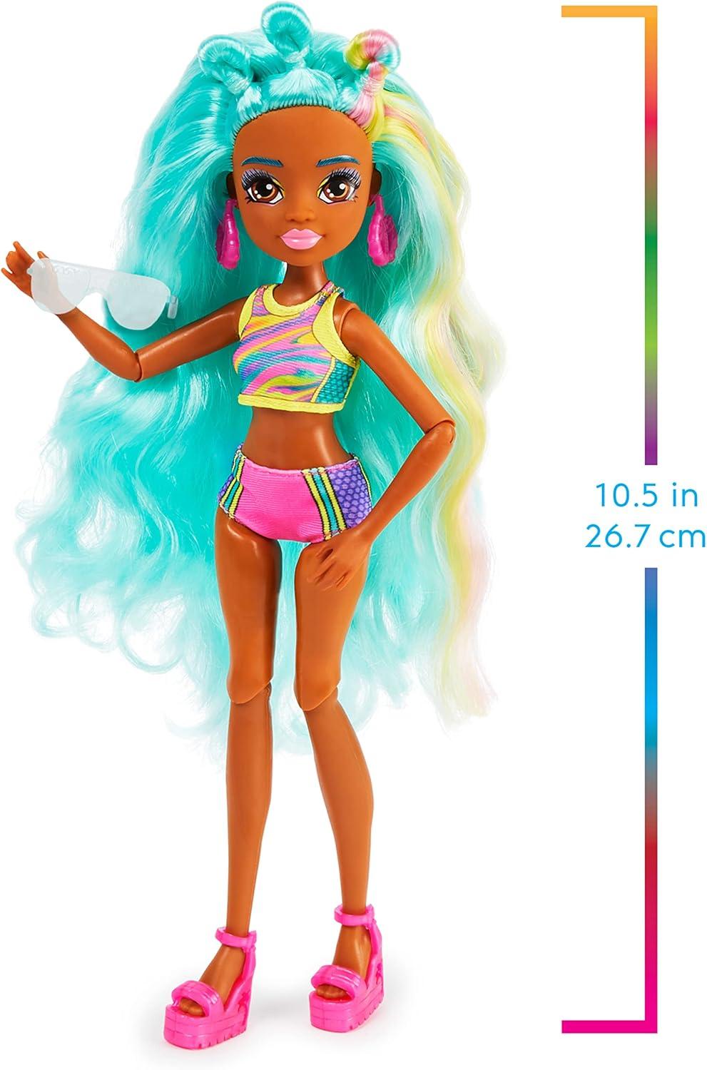 imageMERMAID HIGH Spring Break Finly Mermaid Doll ampamp Accessories with Removable Tail and Color Change Hair Streaks Kids Toys for Girls Ages 4 and upOceanna