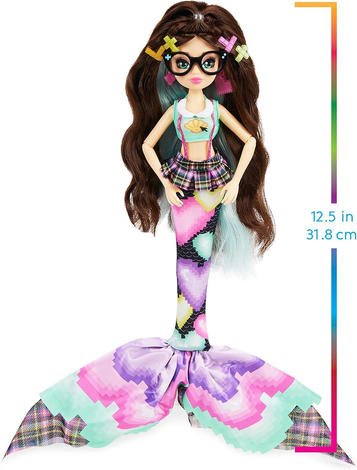 imageMERMAID HIGH Spring Break Finly Mermaid Doll ampamp Accessories with Removable Tail and Color Change Hair Streaks Kids Toys for Girls Ages 4 and upRaynea