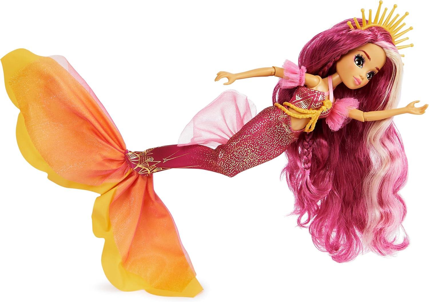 imageMERMAID HIGH Spring Break Finly Mermaid Doll ampamp Accessories with Removable Tail and Color Change Hair Streaks Kids Toys for Girls Ages 4 and upSearra