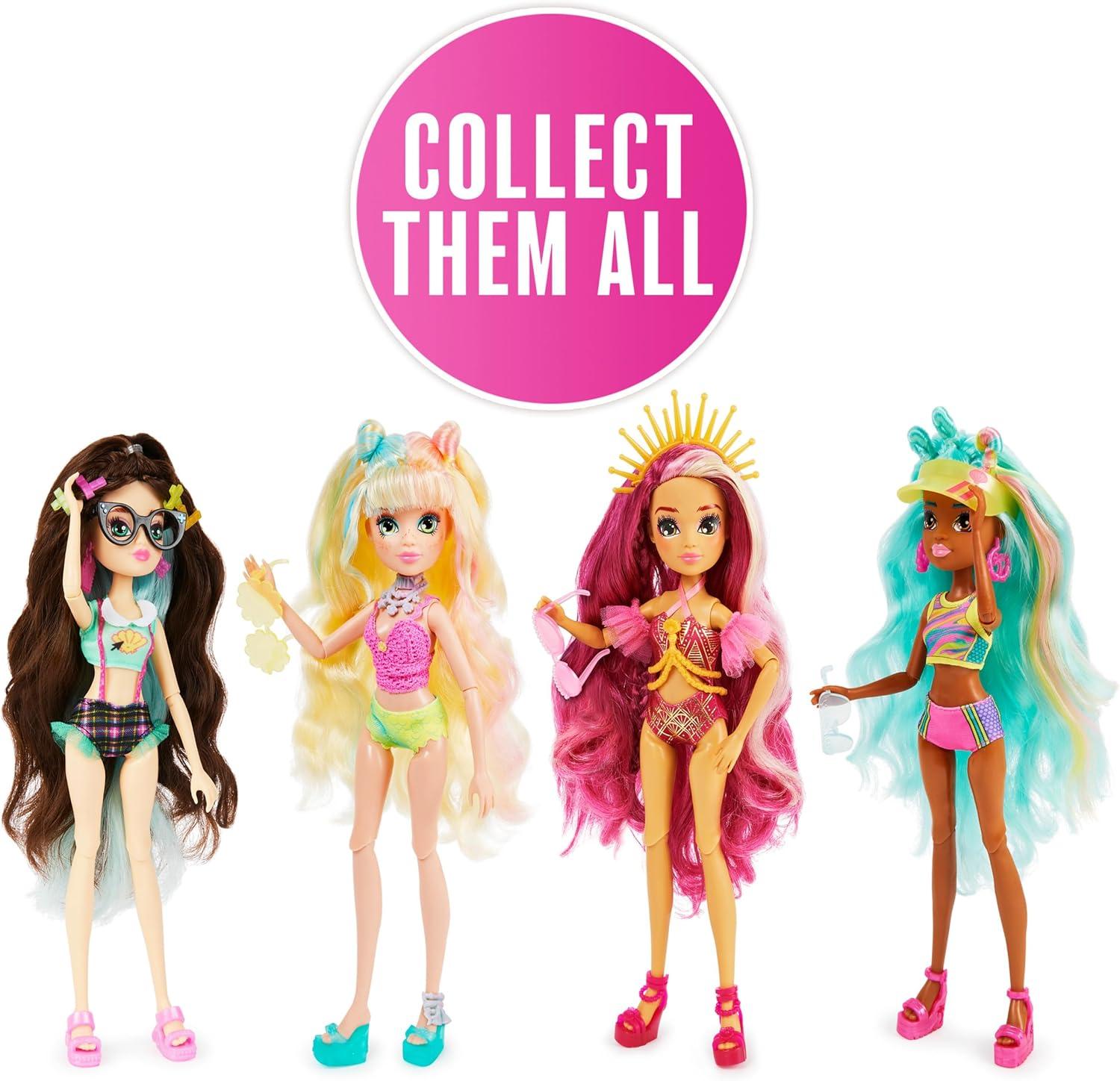 imageMERMAID HIGH Spring Break Finly Mermaid Doll ampamp Accessories with Removable Tail and Color Change Hair Streaks Kids Toys for Girls Ages 4 and upSearra