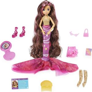 imageMERMAID HIGH Finly Deluxe Mermaid Doll ampamp Accessories with Removable Tail Doll Clothes and Fashion Accessories Kids Toys for Girls Ages 4 and upSearra