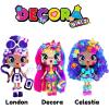 imageDECORA GIRLZ 5quot Dolls 3 Pack A  Decora London and Celestia  Fashion Dolls for Ages 4 and Up  Surprise Birthday Gift for Children  Set of Doll Clothes Stickers Dolls ampamp Accessories