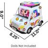 imageDECORA GIRLZ Dream Car  Rolling Wheels Surfboard Suitcase Stickers Kids 4