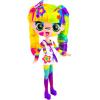 imageDecora Fashion Girlz Series 2 Decora Dream  11 FabricCostumed Posable Vinyl Doll with ExtraLong Rainbow Hair 50 Surprises Puffy ampamp Flat Removable Stickers and Accessories