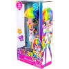 imageDecora Fashion Girlz Series 2 Decora Dream  11 FabricCostumed Posable Vinyl Doll with ExtraLong Rainbow Hair 50 Surprises Puffy ampamp Flat Removable Stickers and Accessories