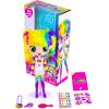imageDecora Fashion Girlz Series 2 Decora Dream  11 FabricCostumed Posable Vinyl Doll with ExtraLong Rainbow Hair 50 Surprises Puffy ampamp Flat Removable Stickers and Accessories