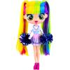 imageDecora Fashion Girlz  Decora Cheerleader  11 FabricCostumed Posable Vinyl Doll with ExtraLong Rainbow Hair 50 Surprises Puffy ampamp Flat Removable Stickers and Accessories