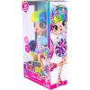 imageDecora Fashion Girlz  Decora Cheerleader  11 FabricCostumed Posable Vinyl Doll with ExtraLong Rainbow Hair 50 Surprises Puffy ampamp Flat Removable Stickers and Accessories