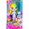 imageDecora Fashion Girlz  Decora Cheerleader  11 FabricCostumed Posable Vinyl Doll with ExtraLong Rainbow Hair 50 Surprises Puffy ampamp Flat Removable Stickers and Accessories