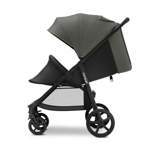 imageMompush Nova Baby Stroller Spacious Seat ampamp LieFlat Mode Toddler Stroller with Large UPF 50 Canopy Compact Folding with One Hand Infant Stroller for Birth to 50 LBForest