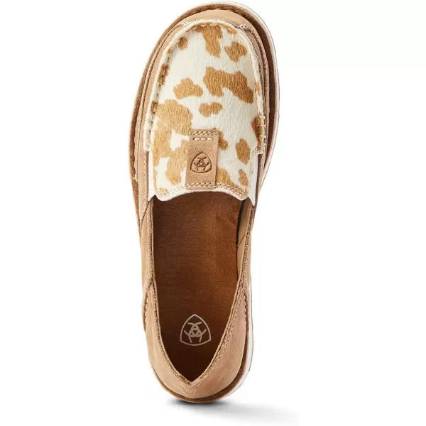 imageARIAT Womens Cruiser Boat ShoeAdobeTan and White Hair on