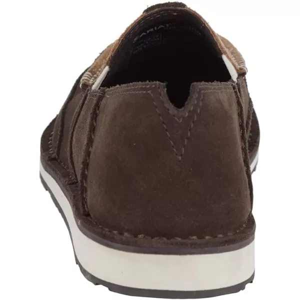 imageARIAT Womens Cruiser Boat ShoeAzteca SuedeMetallic Copper Floral