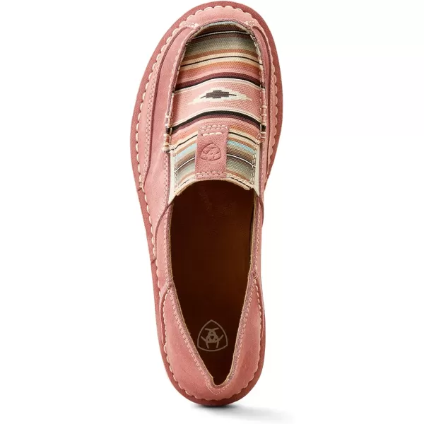 imageARIAT Womens Cruiser Boat ShoeBaby Pink SerapeAzalea Suede