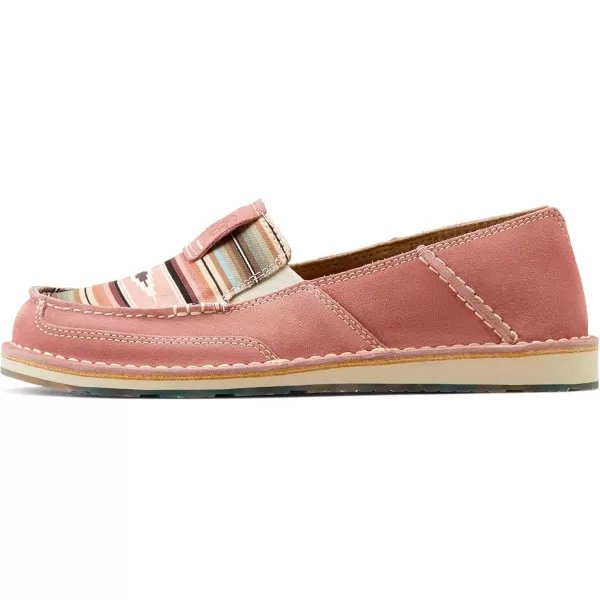 imageARIAT Womens Cruiser Boat ShoeBaby Pink SerapeAzalea Suede