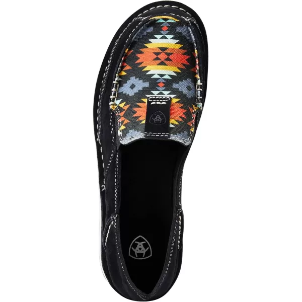 imageARIAT Womens Cruiser Boat ShoeBlack SuedeDeepest Aztec