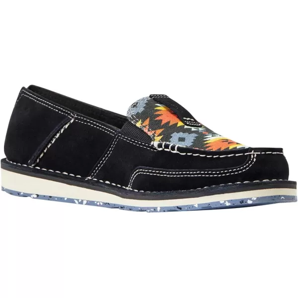imageARIAT Womens Cruiser Boat ShoeBlack SuedeDeepest Aztec