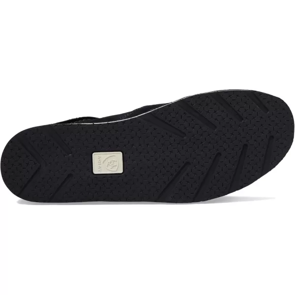 imageARIAT Womens Cruiser Boat ShoeBlack SuedeGold Glitter