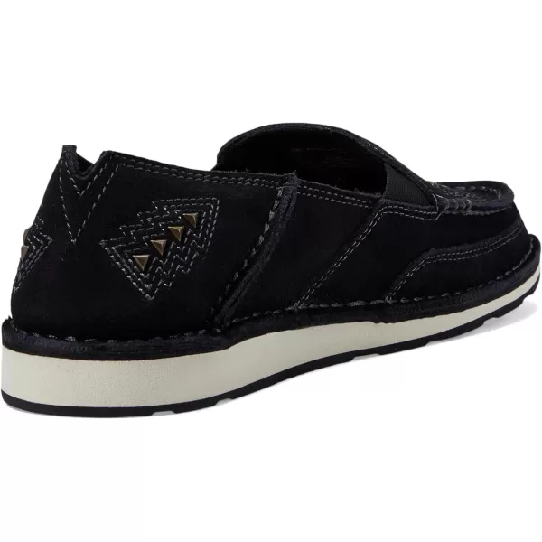 imageARIAT Womens Cruiser Boat ShoeBlack SuedeGold Glitter