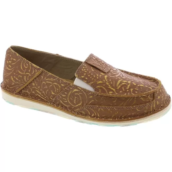 imageARIAT Womens Cruiser Boat ShoeBronze Blanket Emboss