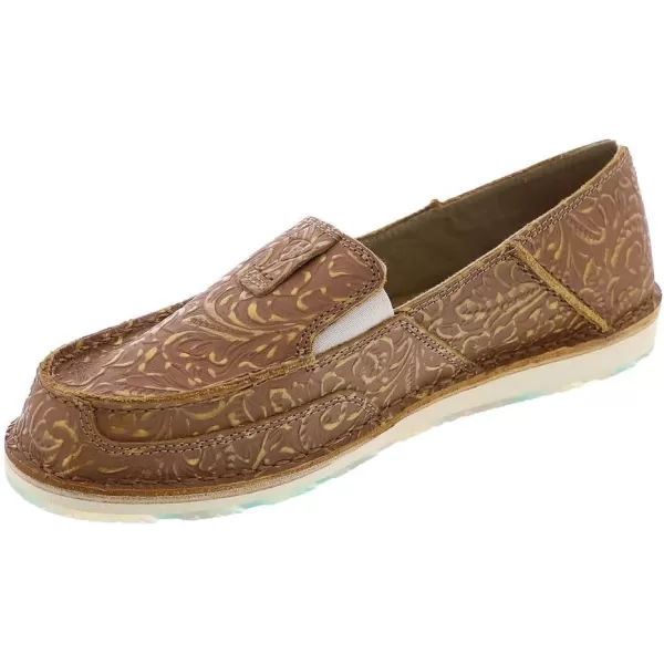 imageARIAT Womens Cruiser Boat ShoeBronze Blanket Emboss