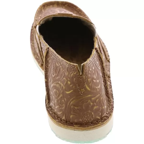 imageARIAT Womens Cruiser Boat ShoeBronze Blanket Emboss