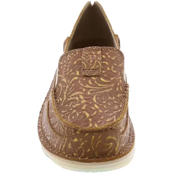 imageARIAT Womens Cruiser Boat ShoeBronze Blanket Emboss