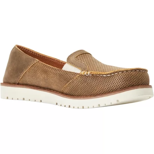 imageARIAT Womens Cruiser Boat ShoeBrown Bomber Easy Flex