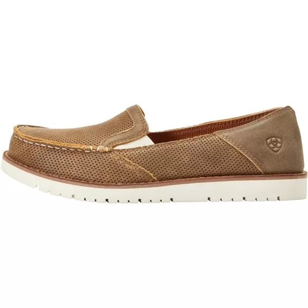 imageARIAT Womens Cruiser Boat ShoeBrown Bomber Easy Flex