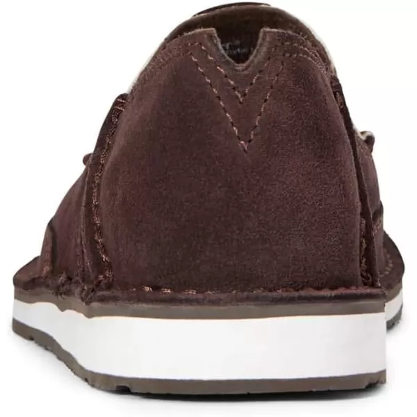 imageARIAT Womens Cruiser Boat ShoeChocolate Chip SuedeSpotted Hair on