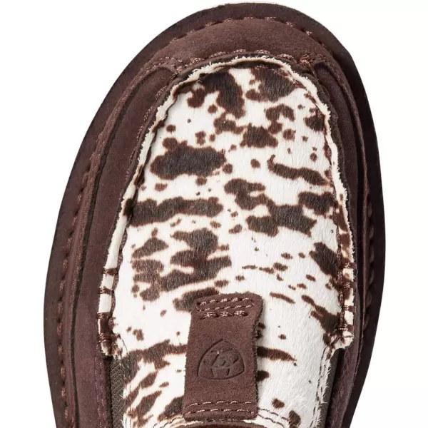 imageARIAT Womens Cruiser Boat ShoeChocolate Chip SuedeSpotted Hair on