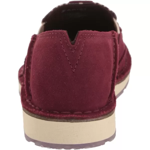 imageARIAT Womens Cruiser Boat ShoeDark BurgundyWine Saddle Blanket