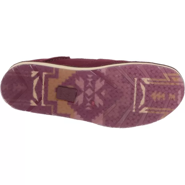 imageARIAT Womens Cruiser Boat ShoeDark BurgundyWine Saddle Blanket