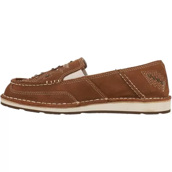 imageARIAT Womens Cruiser Boat ShoeGinger SuedeLight Gold Glitter