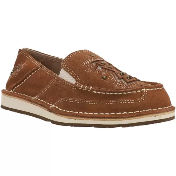 imageARIAT Womens Cruiser Boat ShoeGinger SuedeLight Gold Glitter