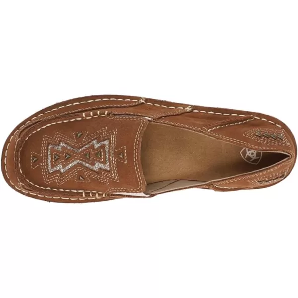 imageARIAT Womens Cruiser Boat ShoeGinger SuedeLight Gold Glitter