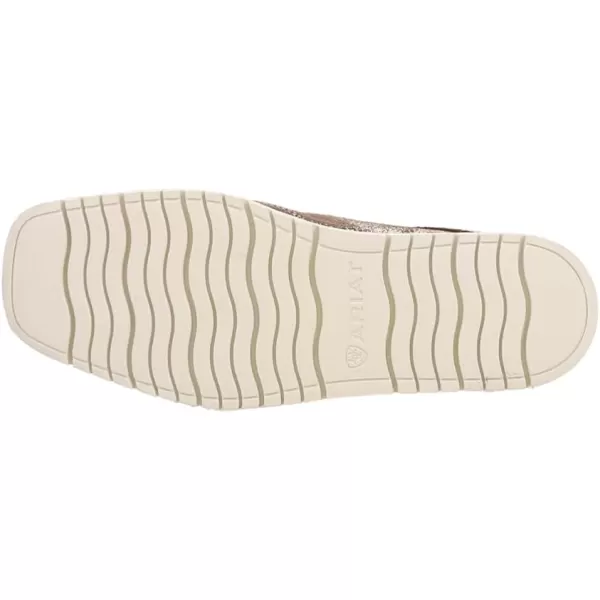 imageARIAT Womens Cruiser Boat ShoeGolden BrownMini Leopard